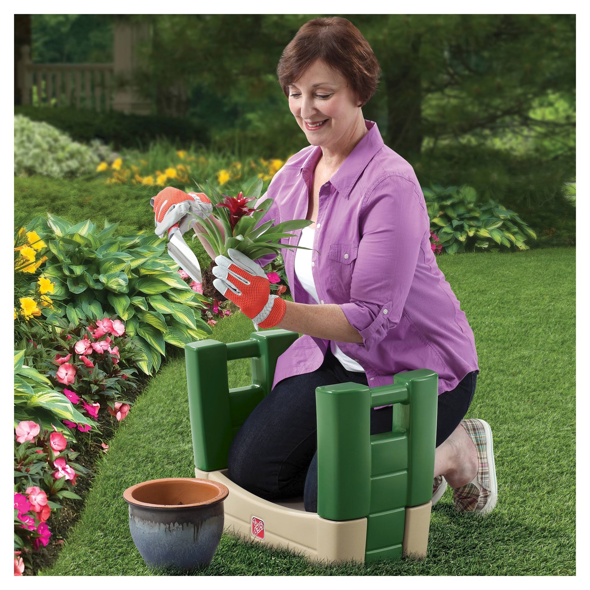 Step 2 Garden Kneeler Seat, Green - Image 2