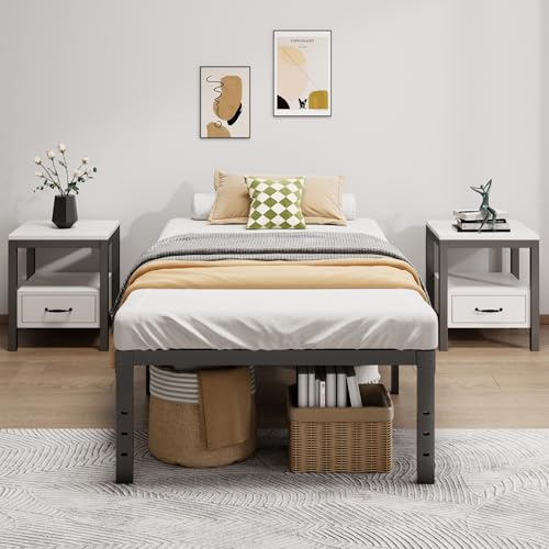 Metal Bed Frame Full Size – 14 Inch Heavy-Duty Full Platform Bed Frame No Box Spring Needed, Easy Assembly, Noise-Free, Sturdy Mattress Foundation, Underbed Storage Space - Image 56
