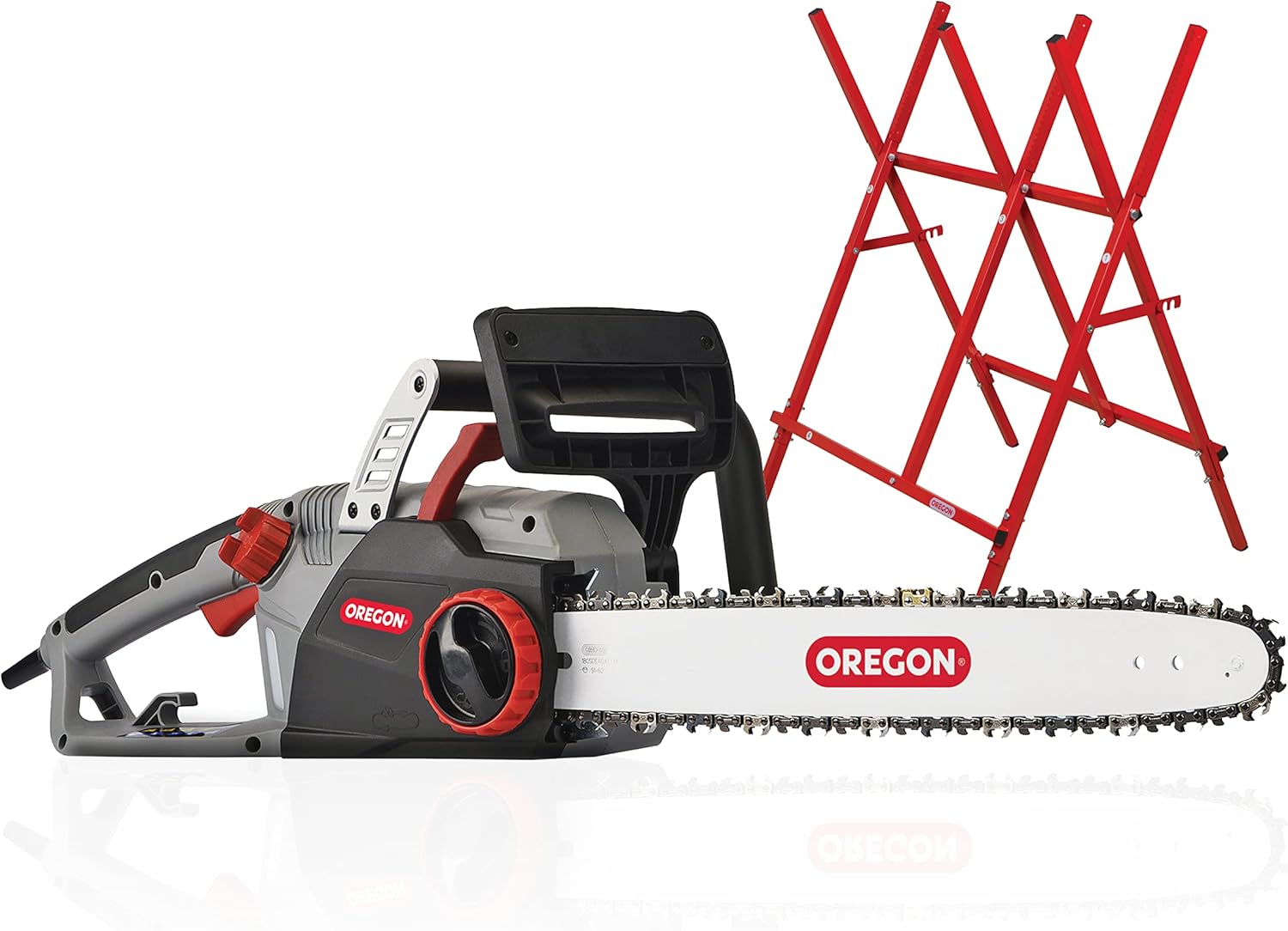 Oregon CS1500 18-inch 15 Amp Self-Sharpening Corded Electric Chainsaw, with Integrated Self-Sharpening System (PowerSharp), 2-Year Warranty, 120V, Grey, Black - Image 17