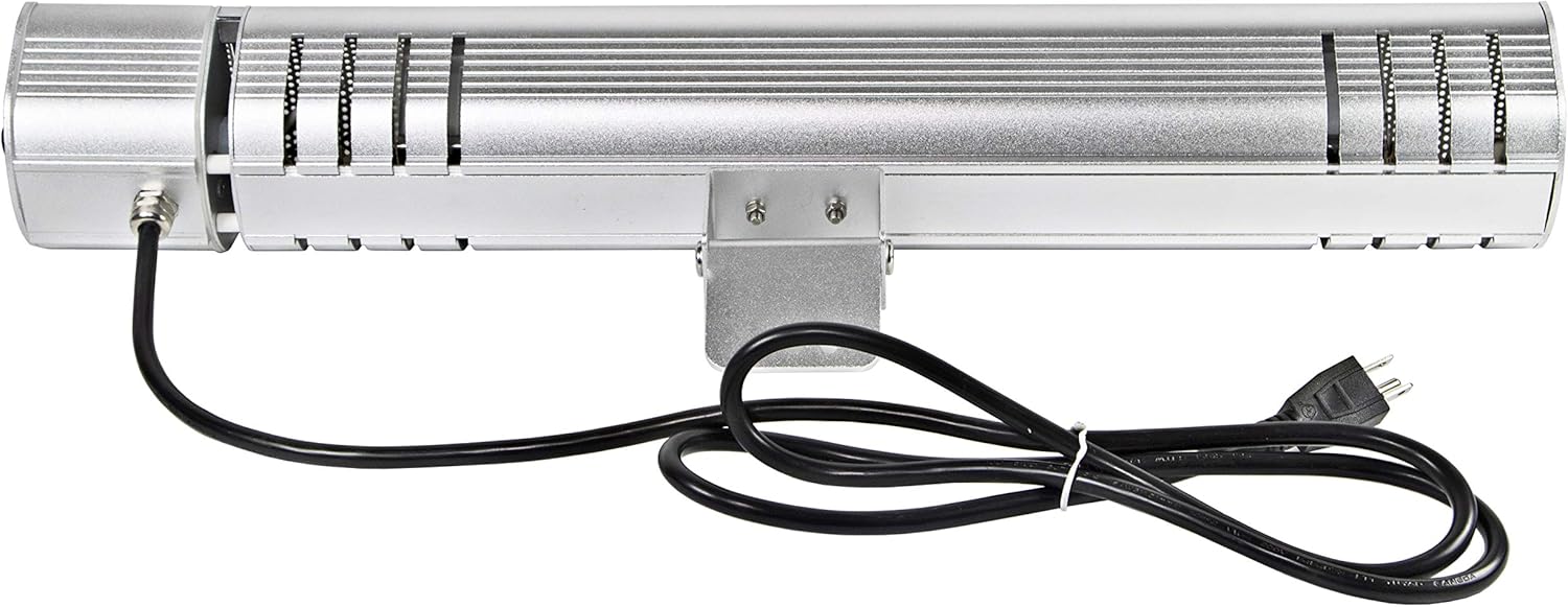 Comfort Zone CZPH20RSL Outdoor and Indoor Patio Heater – Wall-Mounted Heating Device with Halogen Tube and Adjustable Heat Output – Waterproof Warmer for Residential and Commercial Spaces - Image 9