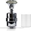 ProOne ProMax Chrome Shower Filter with 5-Function Massage Settings, Filtering, High-Pressure Shower Head to Remove Chlorine, Lead, and More