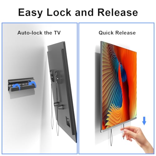 Suptek Studless TV Wall Mount for Most 23-60 Inch TVs up to 99 lbs, Low Profile No Drill TV Mount, Drywall TV Bracket with Max VESA 400x400mm, No Stud, No Drill, Easy Install, MF8 - Image 7