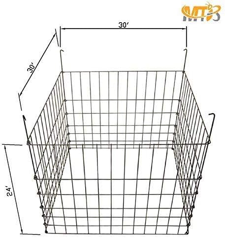 MTB Garden Wire Compost Bin 30x30x24 inches, Green, Garden Bed Fencing - Image 12