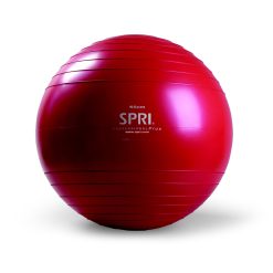 Spri 65 cm Professional Plus Xercise Ball, Red