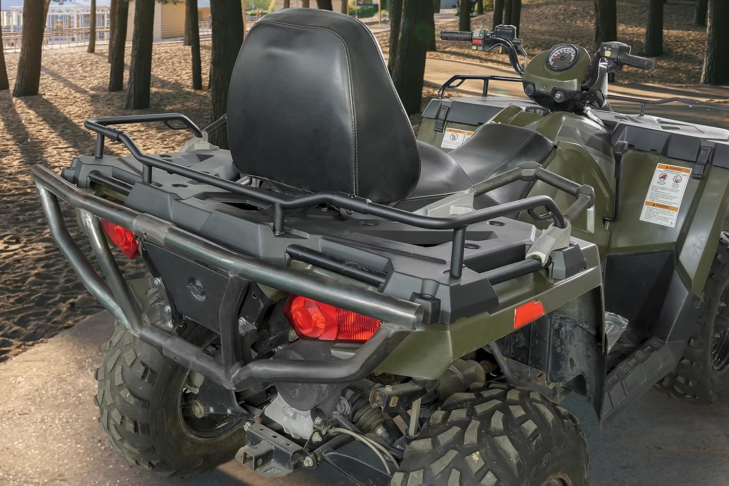 LDETXY Rear Rack Extender for Polaris Sportsman 570 450, Rear Steel Heavy Duty Rack Extender for Polaris Sportsman 570 450 H.O. 2014-2020 Accessories (Replace #2879717) - Image 3