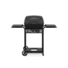 Huntington 2-Burner Cast Aluminum Propane Gas Grill in Black