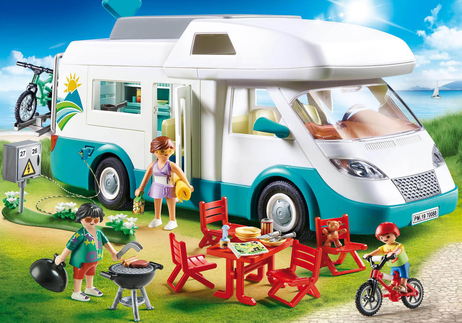 Playmobil 70088 Family Camper - Image 7